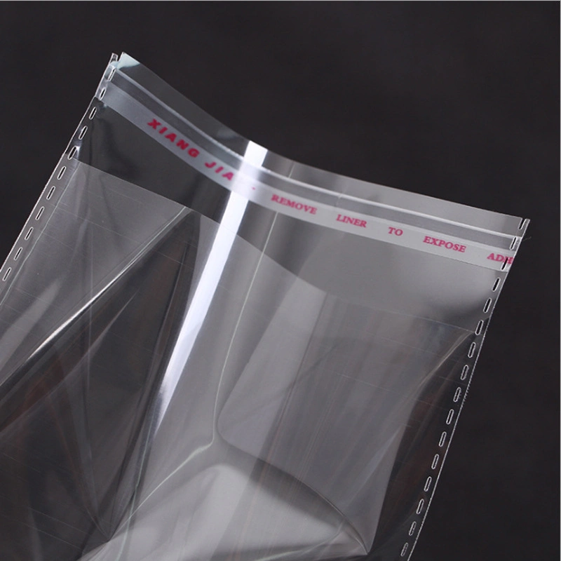 Wholesale Clear Cello Cellophane Self Seal Adhesive Bags OPP Plastic Resealable Bags