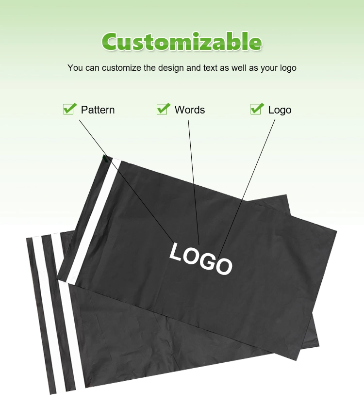 Custom Printed Compostable Plastic Courier Mailing Flyer Bags Shipping Bags Courier Bags