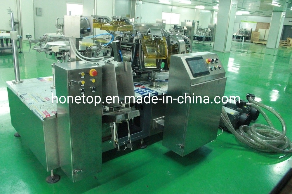 Automatic Beef Rotary Vacuum Filling-Closing-Sealing Bag Packing Machinery