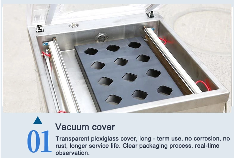 Single Chamber Nitrogen Fresh Fruit Vegetable Food Vacuum Sealer Machine Vacuum Packaging Machine