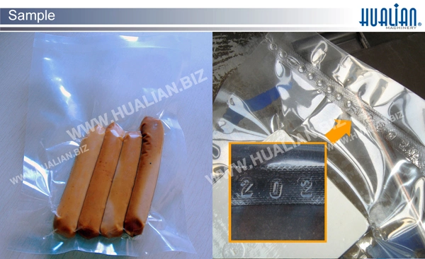Dz-900/2L Hualian Single Chamber Alu-Foil Bag Plastic Bag Vacuum Sealer Packing Machine