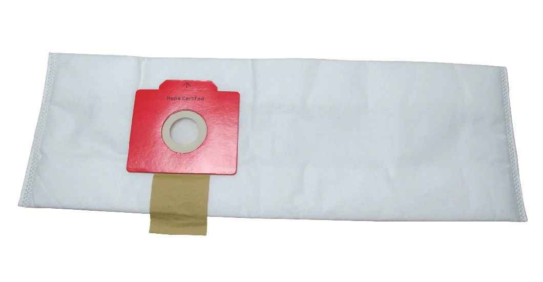 Red Collar Non-Woven HEPA Filter Bag for Household Vacuum Cleaner