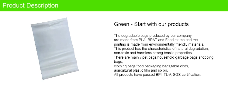 Waterproof High-End Sealing Eco-Friendly Biodegradable Vacuum Packing for Zipper Bag