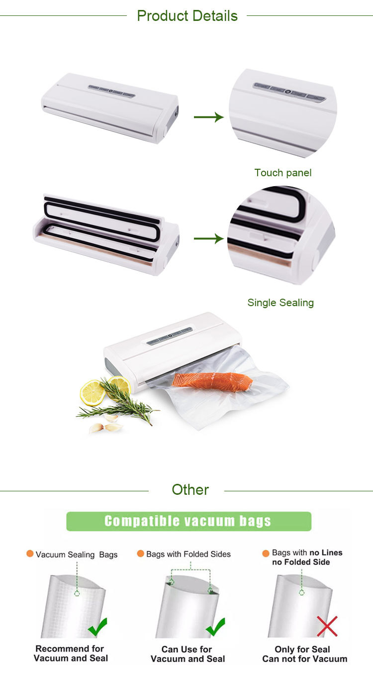 Wholesale Home Foodsaver Sealers Mini Kitchen Plastic Bag Food Vacuum Sealing Machines