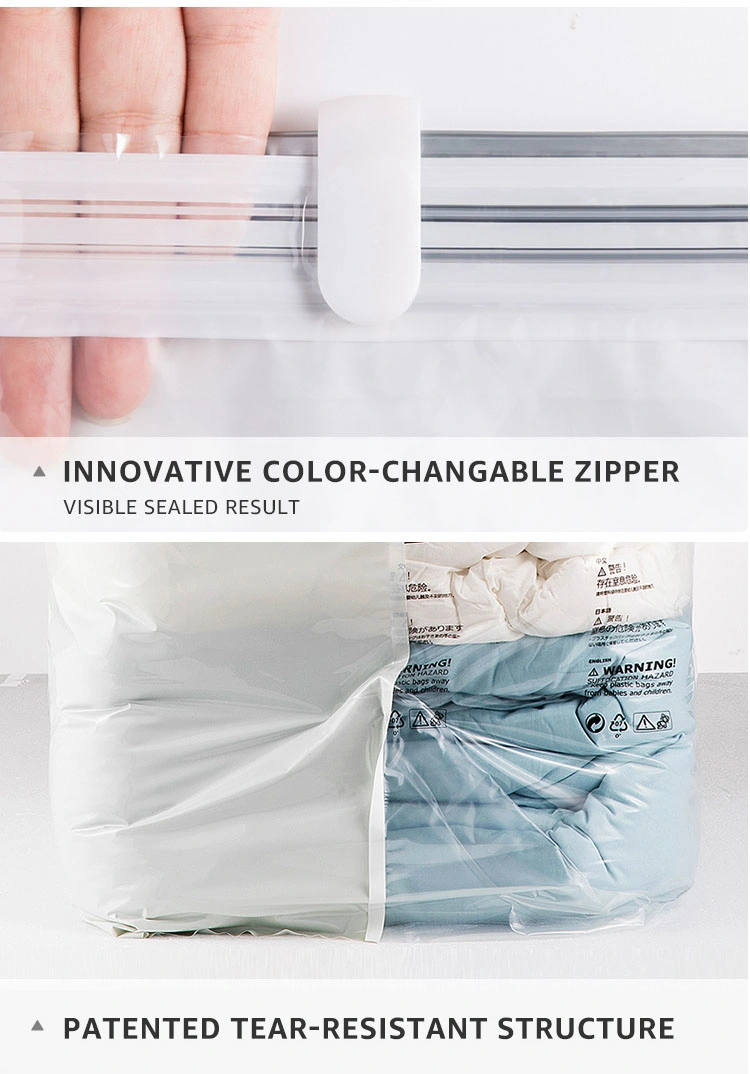 Transparent Cloth Vacuum Cleaner Bag Vacuum Compressed Bag for Cloth Storage