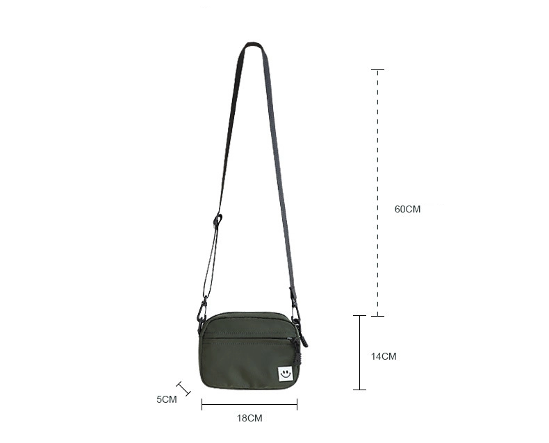 Travel Girls Messenger Mobile Phone Storage Bags Nylon Shoulder Mini Sling Bag