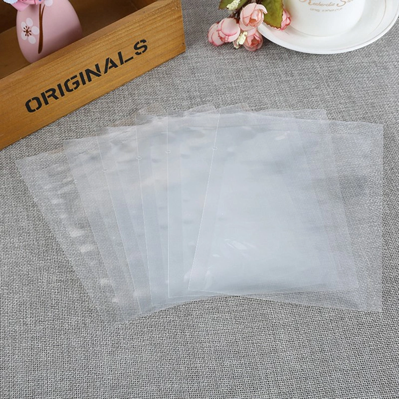 Biodegradable 3 Side Sealed Food Vacuum Pack Transparent Plastic Bags Vacuum Food Packaging Bags for Frozen Food Ny/PE/OPP Sealer Cooler Bag