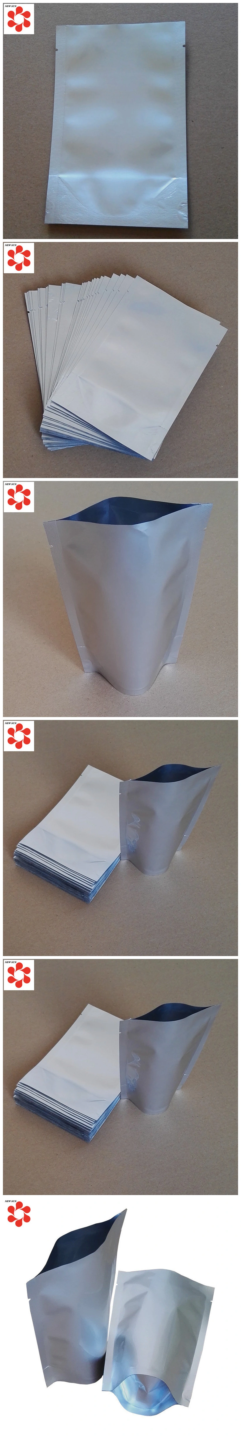 Food Grade Aluminium Foil 3 Side Heat Sealed Laminated Vacuum Plastic Packaging Bag for Food Packaging