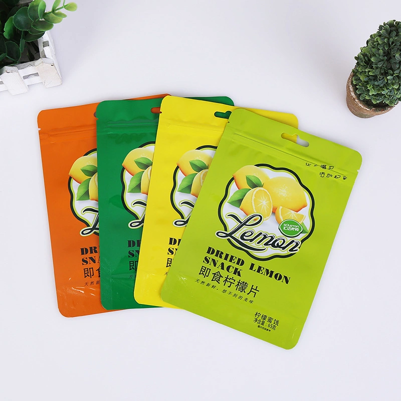 Custom Print Resealable Zipper Printed Standup Pouches Ziplock Dry Fruits Packaging Food Bags