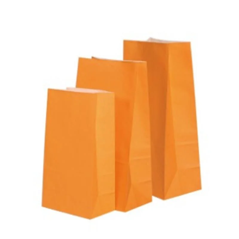 2021 Color Kraft Paper Bag Gift Paper Bag Food Bag Packaging Bag Baking Packaging Bag
