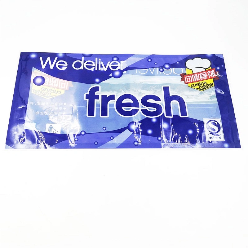 MOQ 2000 Custom Plastic Vacuum Bag Sea Food Sachet Frozen Food Packaging Bags
