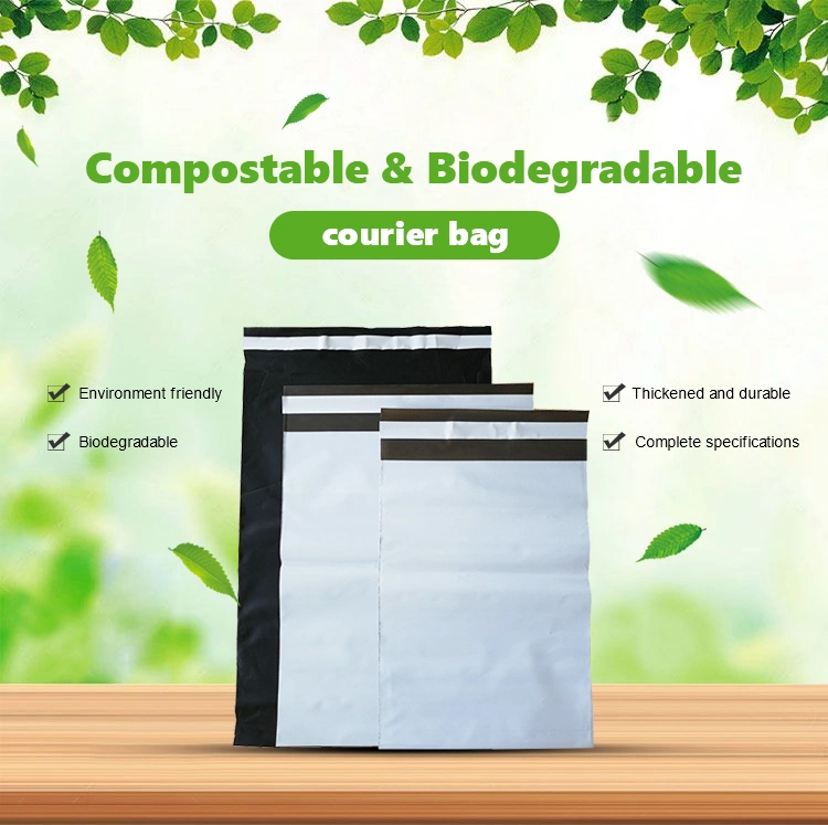 Compostable Mailer Self Seal Adhesive Colored Logo Printed Biodegradable Mailing Bags Biodegradable Poly Mailer