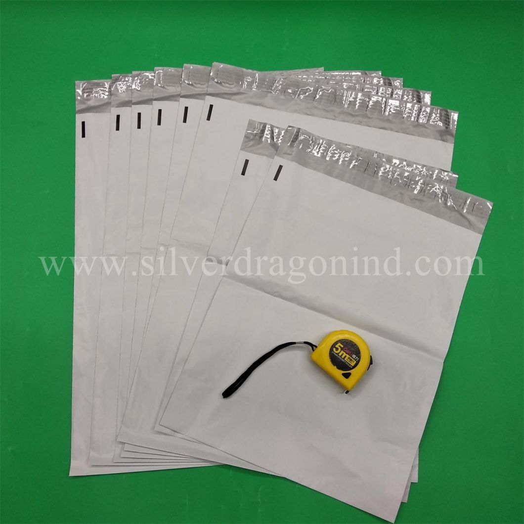 Customize Silver Plastic Poly PE Mailing Bag Courier Bag Self-Adhesive Bag