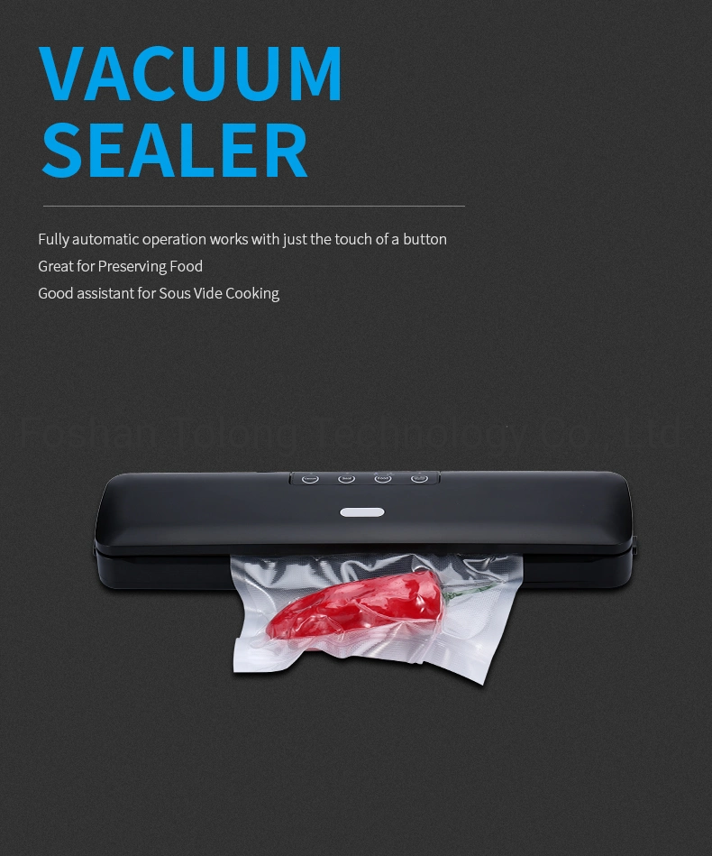 Fully Automatic Vacuum Food Sealer with Vacuum Food Bags and Vacuum Packaging Rolls Dry Moist Mode for vacuum Food Storage