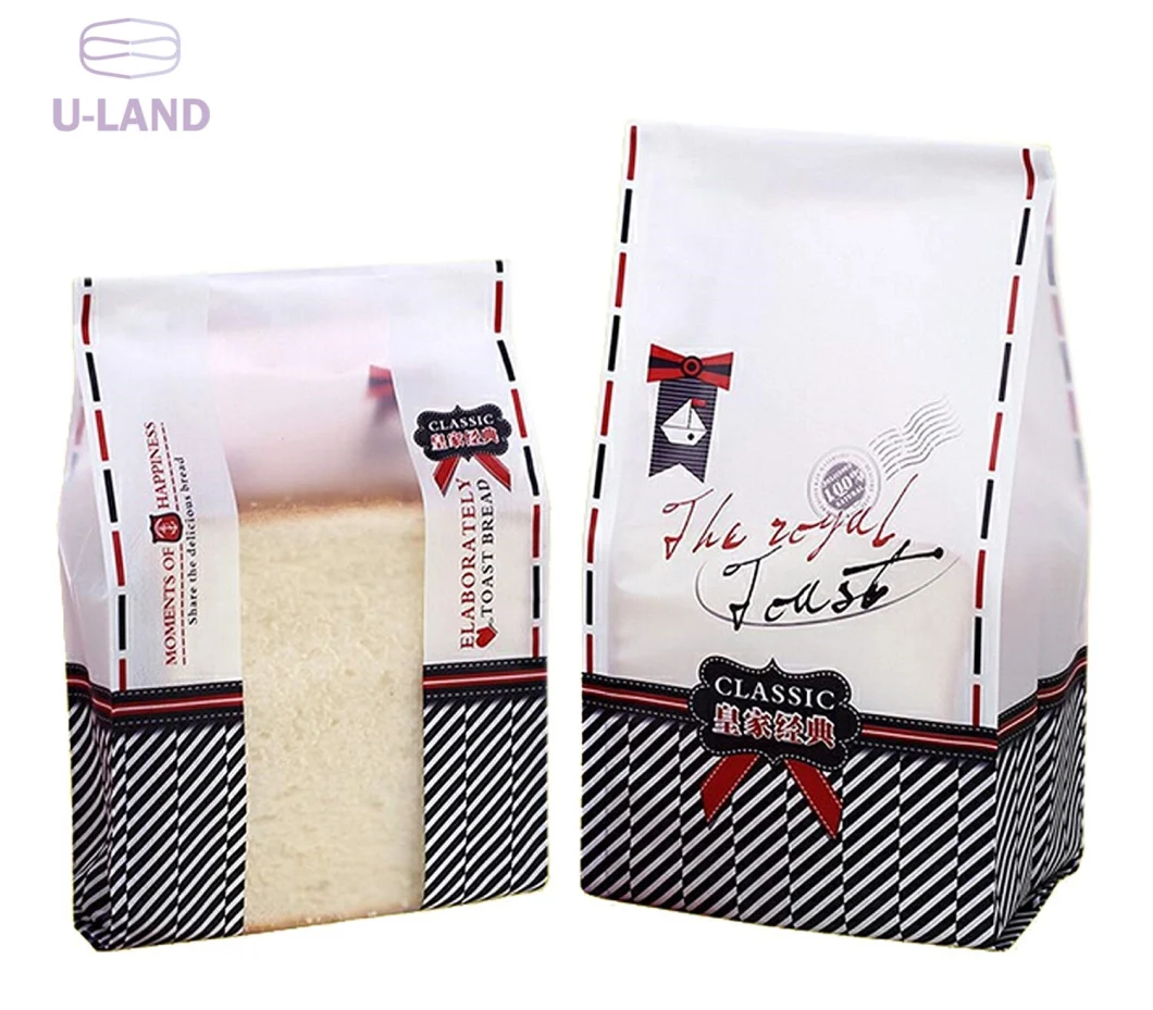 Custom Printed Potato Chip Bags Waterproof Fast Food Take Away Paper Bags