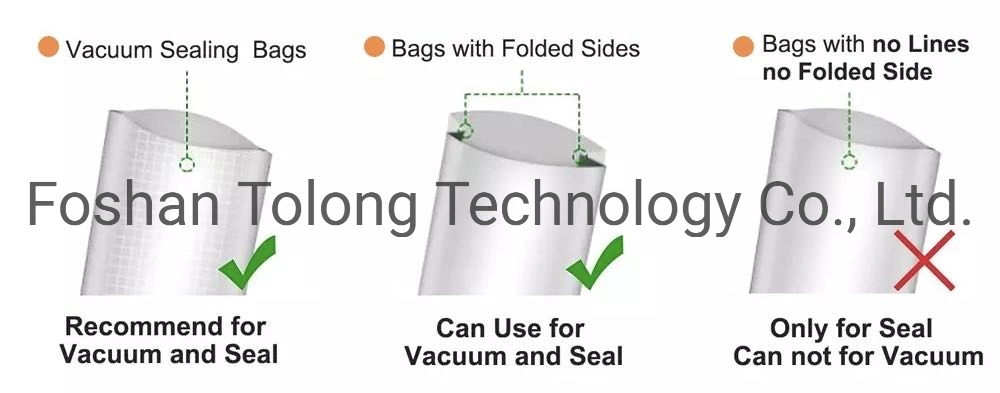 Fresh Food Saver Machine Vacuum Plastic Bag Packing Sealer