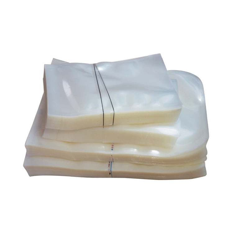 Biodegradable Compostable 3 Side Sealed Food Vacuum Pack Transparent Plastic Bags Vacuum Packaging Bags for Frozen Food Custom Clear Gusset