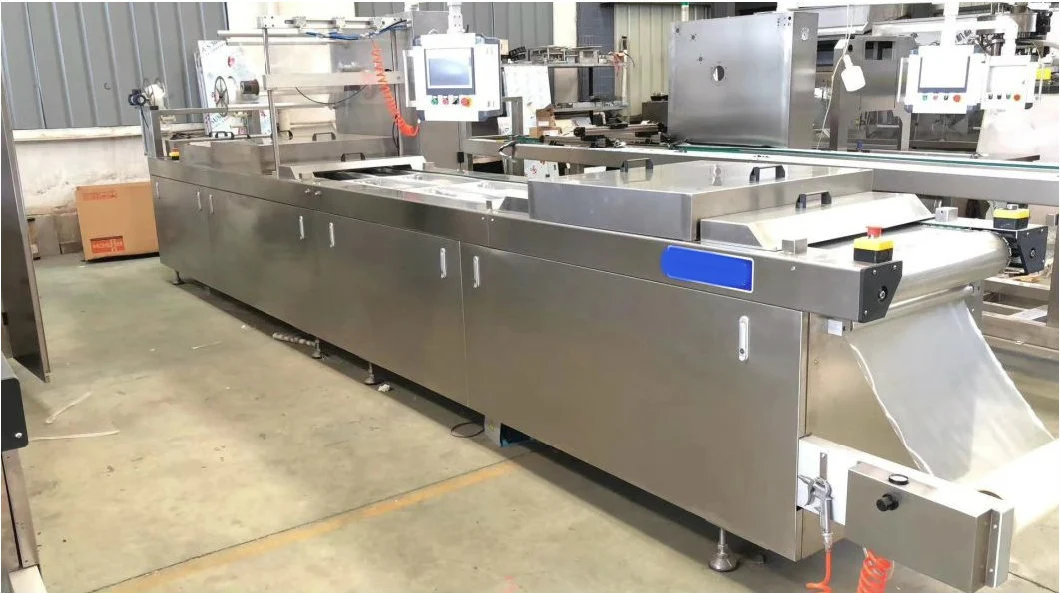 Automatic Thermoforming Vacuum Packing Machine/Continuous Stretch Film Vacuum Sealer for Small Bags