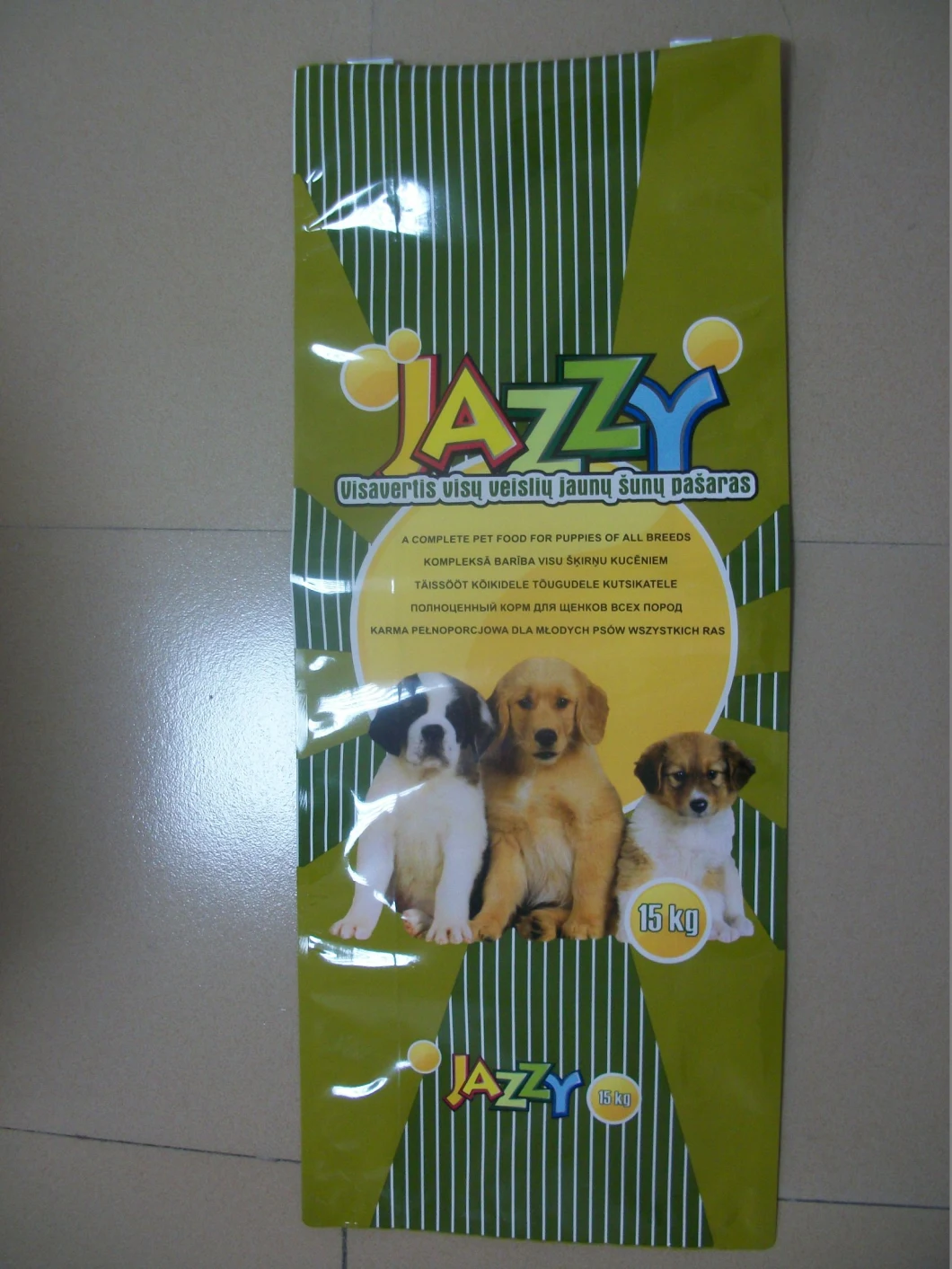 Anti-Slip Dog Food Packaging Bag, 15kg 20kg Quad Seal Dog Food Packaging Bag