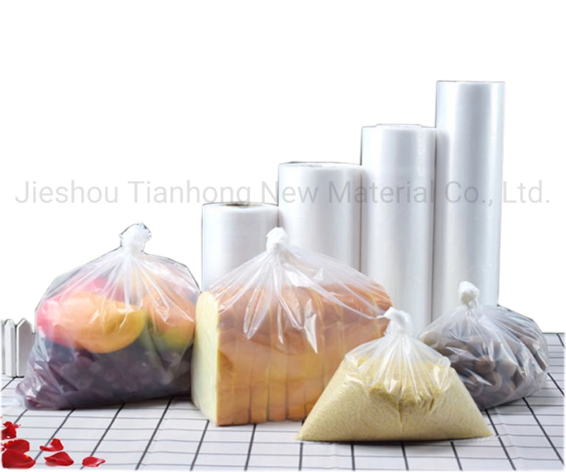 100% Biodegradable Plastic Fresh Food Packing Freezer Bags on Roll Biodegradable Bags for Supermarket