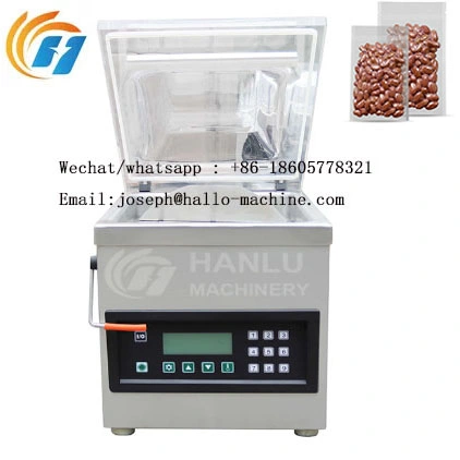 Automatic Sealing Machine Bag Food Meat Fish Rice Fruit Vegetable Single Chamber Vacuum Sealer