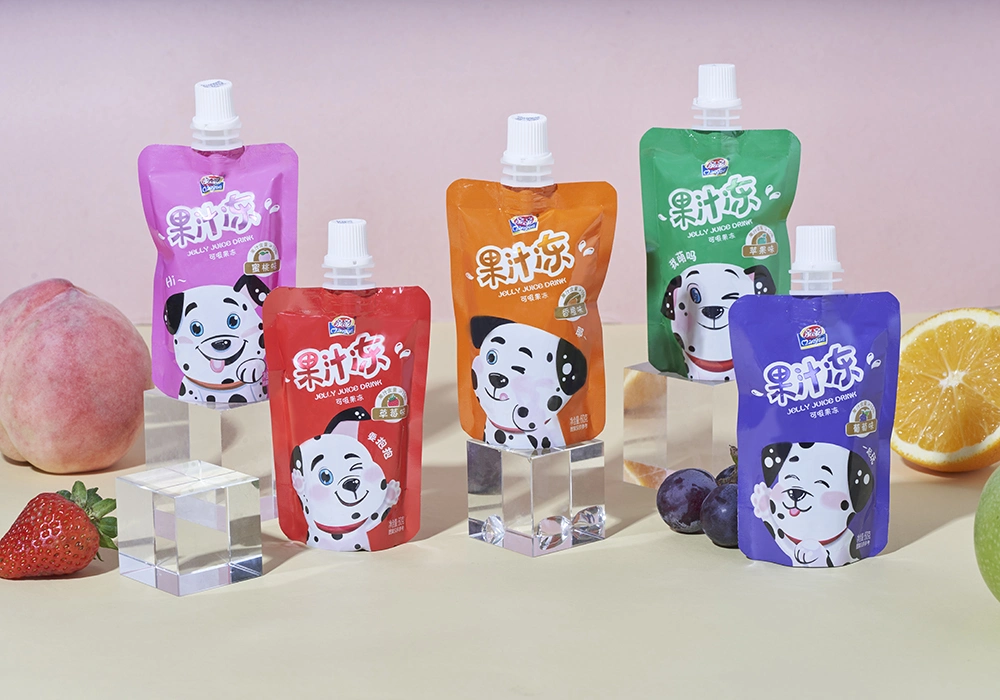 Qinqin Healthy Fruit Juice Jelly with Bag Package for Children
