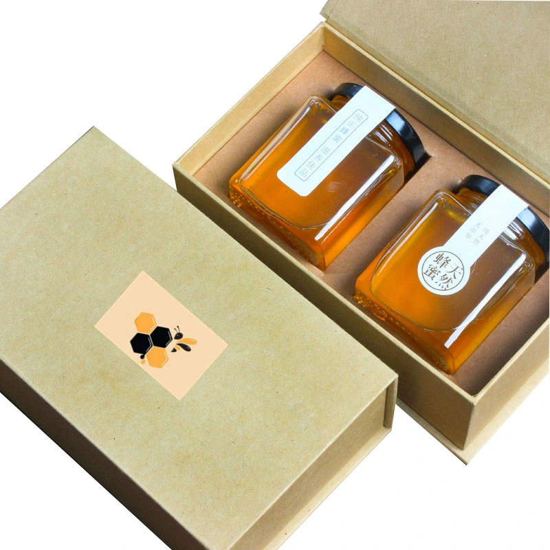 Wholesale Custom Logo Bee Honey Box Paper Gift Box with Foam