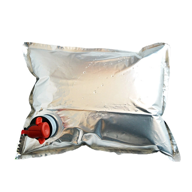 Liquid Water Fruit Juice Plastic Tap Bag in Box 3L 5L Red Wine Bags