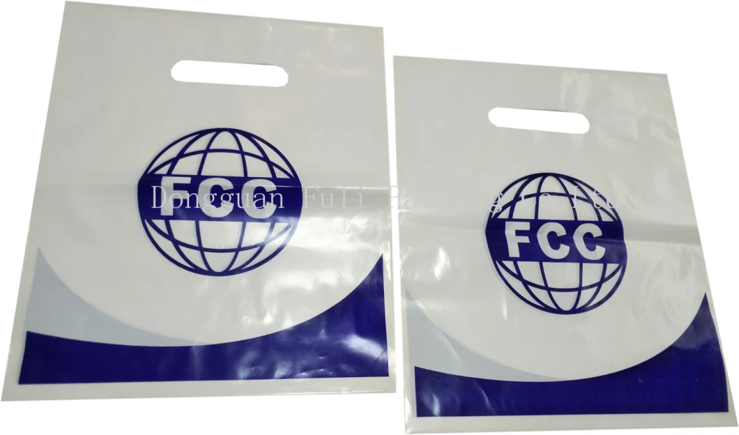 Translucent White Simplicity Plastic Bag 100% Recyclable Virgin Promotional Gift Packing Bag