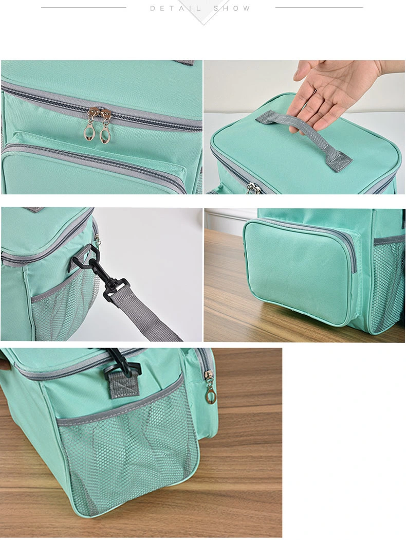 Insulated Lunch Box Tote Cooler Bag Travel Men Women Adult Hot Cold Picnic Bags