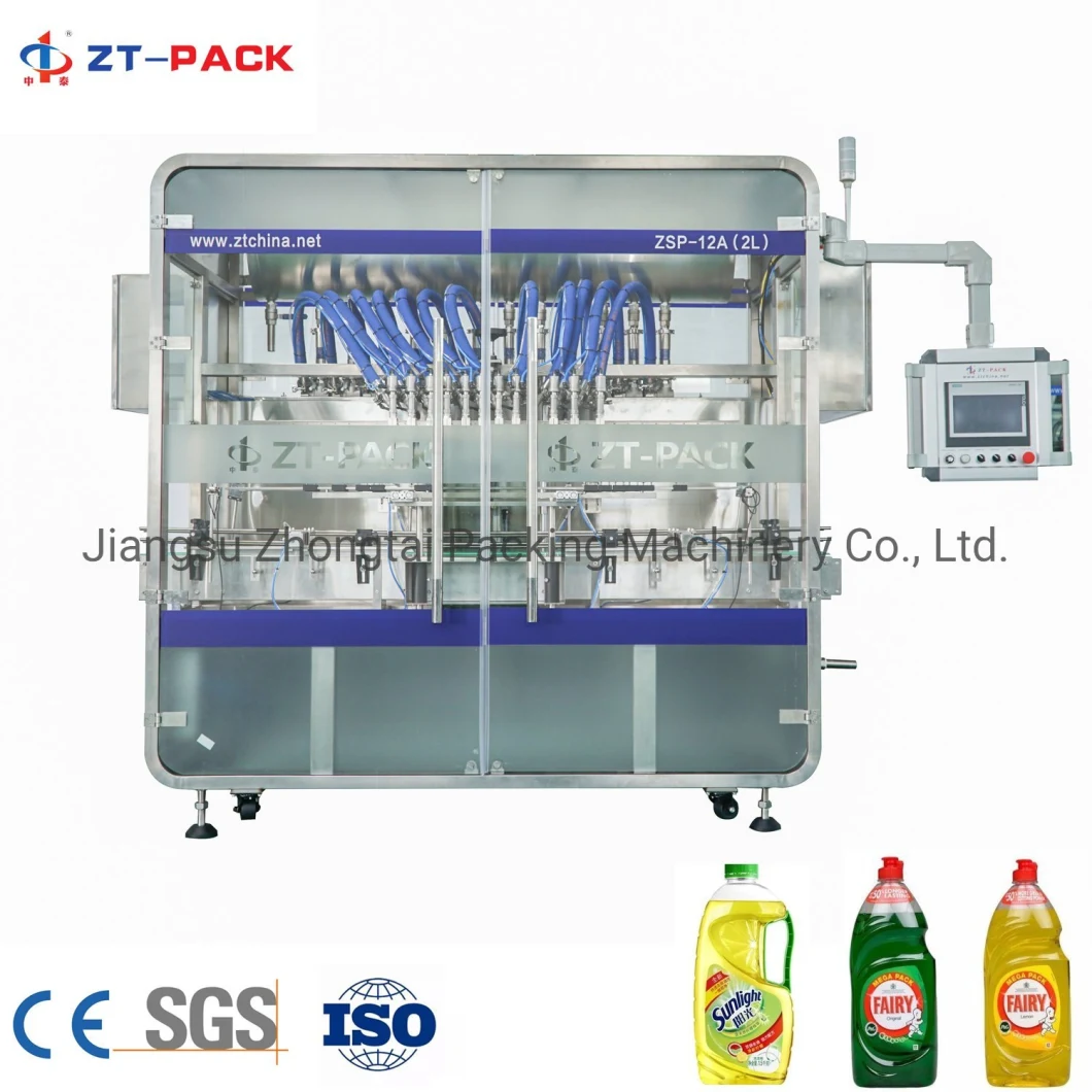 Detergent Filling Machine Plastic Rubber Container for Liquid Soap Gel Machine