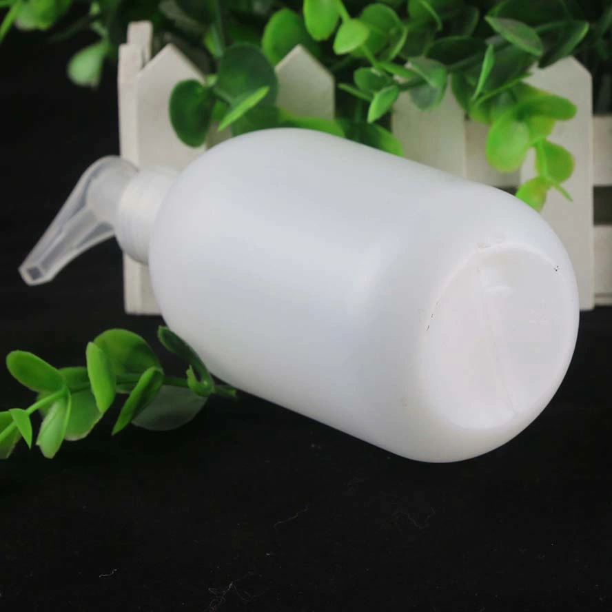 500ml OEM White Color Pet Plastic Boston Container for Disposable Hand Sanitizer Gel