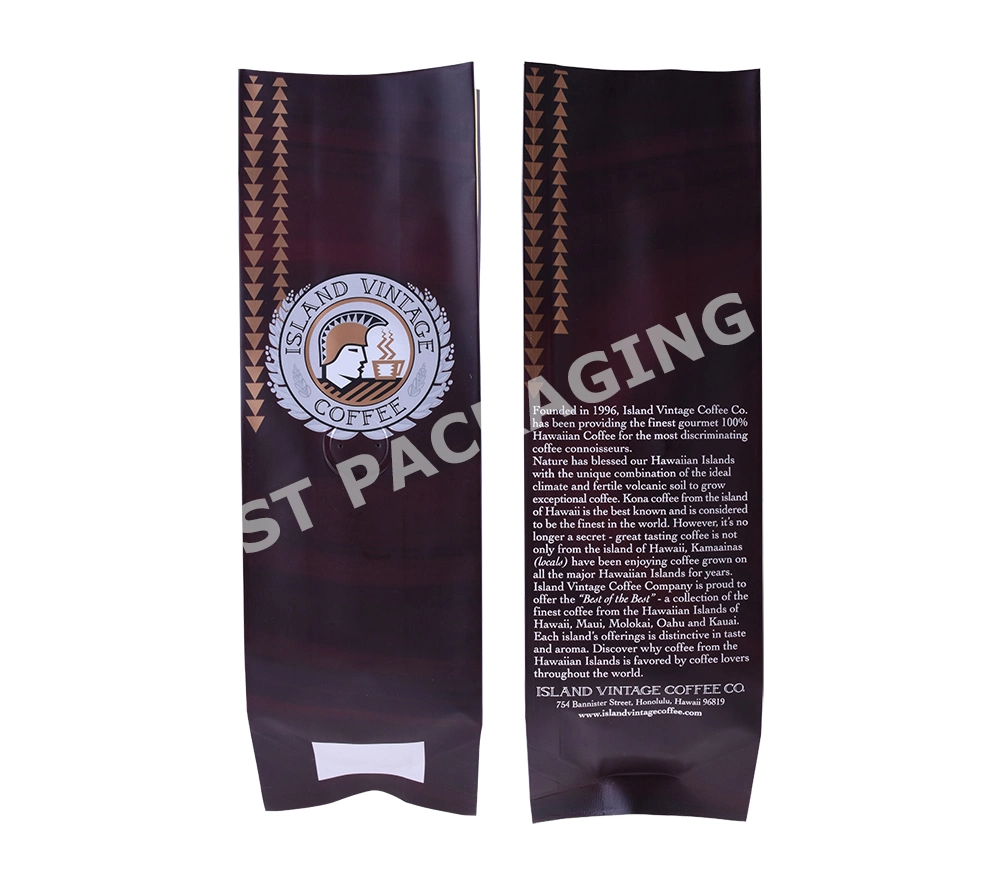 Manufacture Resealable Plastic Coffee Bag Packaging Bag Corn Starch Based Biodegradable Compostable Bag