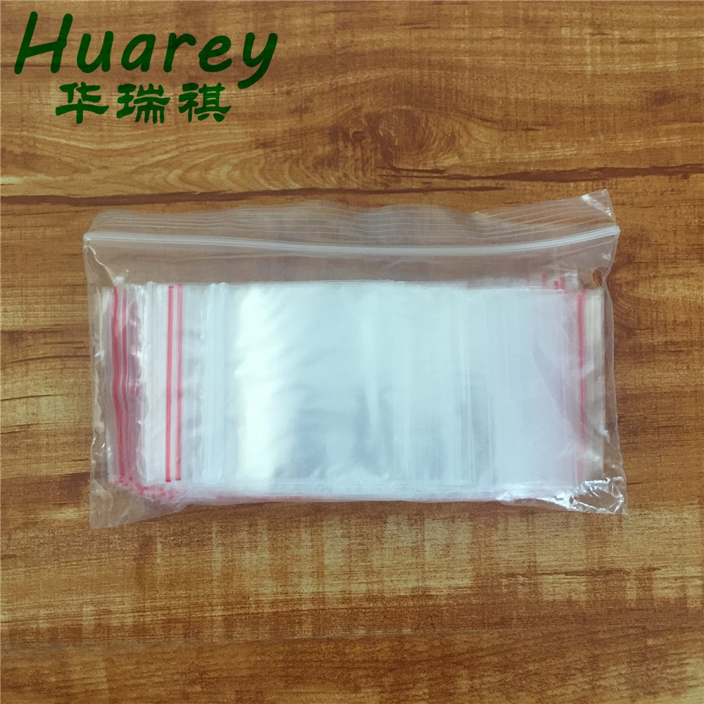 Custom Printed Transparent Plastic Bag with Zipper Reclosable Ziplock Poly Bags Clear Zip Top Plastic Bag
