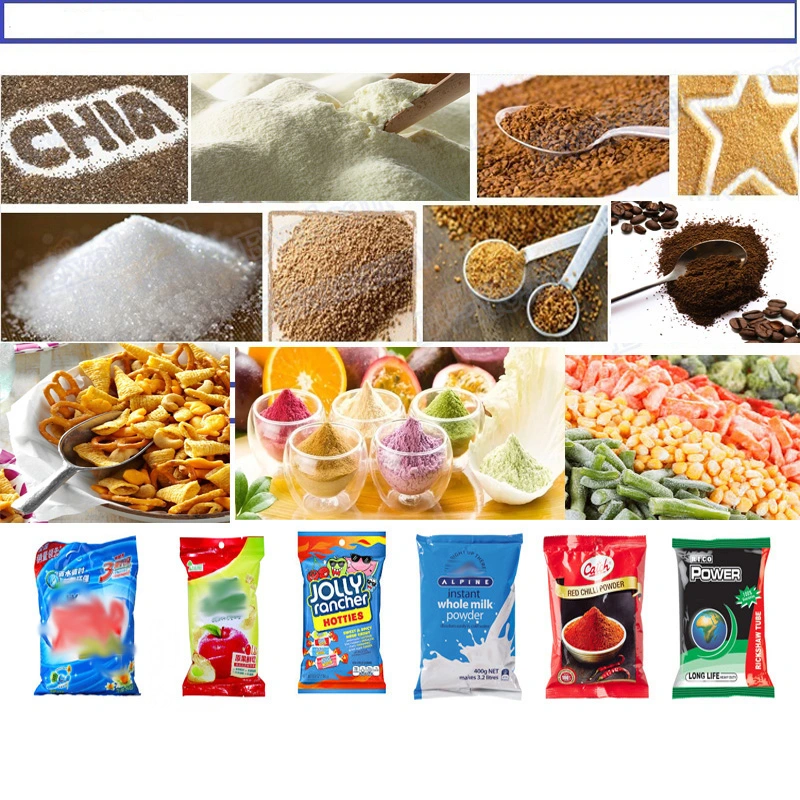 Automatic Vertical Form Fill Seal Curry Chili Milk Powder Coffee Spices Powder Packing Machine
