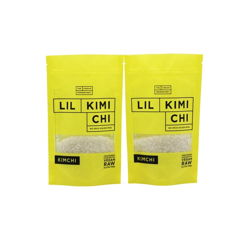 Customized Food Grade Clear Plastic Kimchi &Pickle & Beef Packaging Pouches Bags Food Seasoning Powder Spice Bags