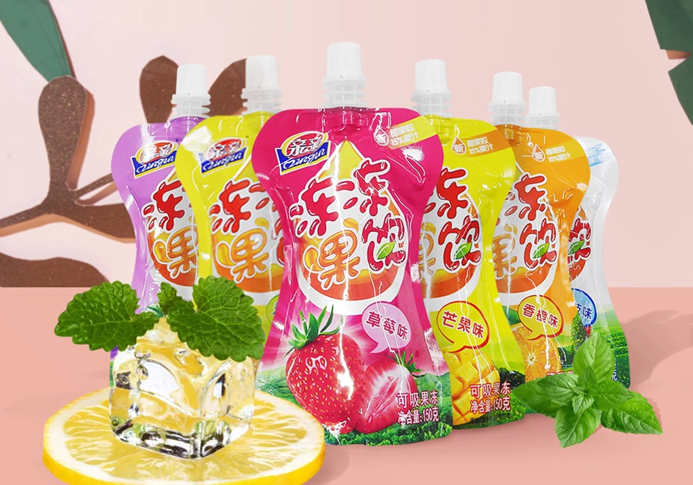 Customizable Mango Drink Jelly with Rich Fruit Juice in Bag