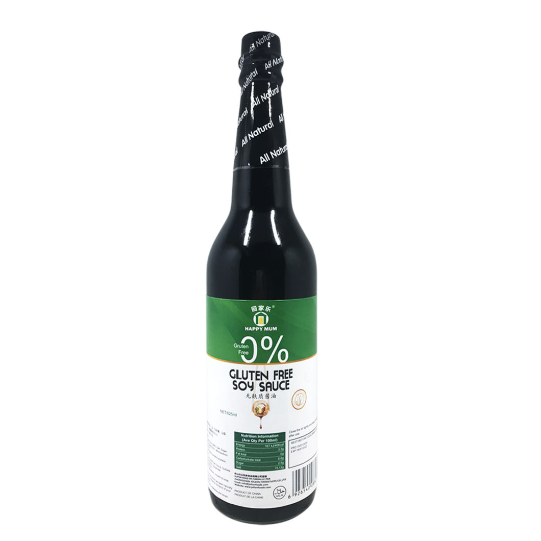 625ml Non Gluten Natural Brewed Soybean Light Soy Sauce Sushi Soy Sauce