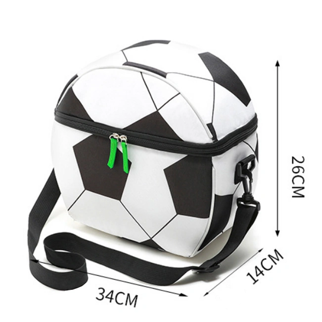 Football Shape Cooler Bag Soccer Shape Insulated Thermal Bag