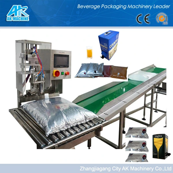 Semi-Automatic Aseptic Bag in Box Filling Machine Filler / Bib Filling Machine Filler for Wine Juice Oil Mineral Water Liquid Egg