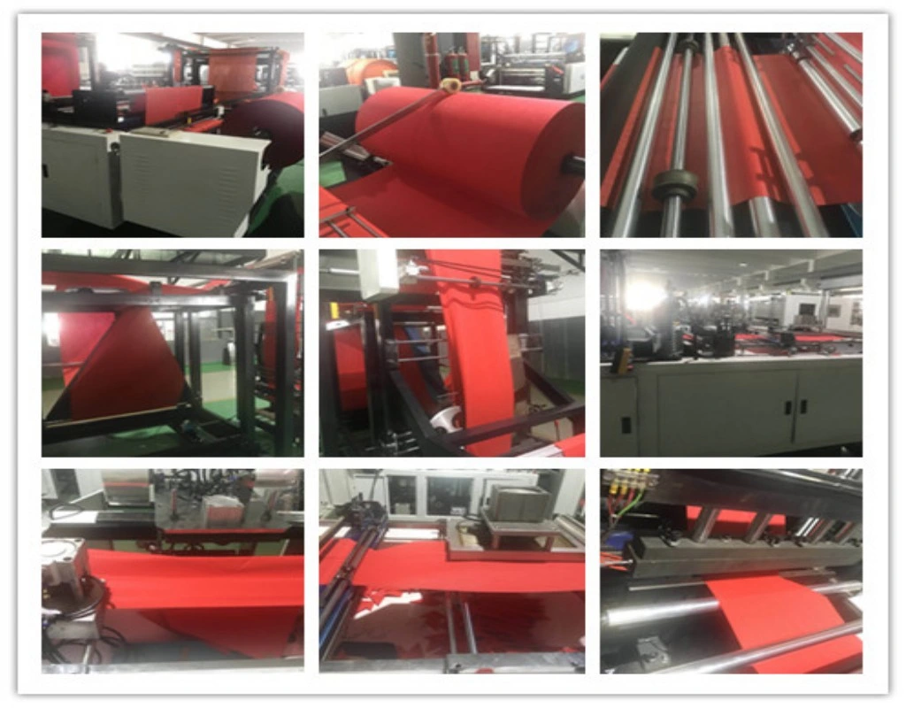 Efficient Nonwoven Cubic Bag Box Bag W-Cut Bag Vest Bag Making Machine with High Quality