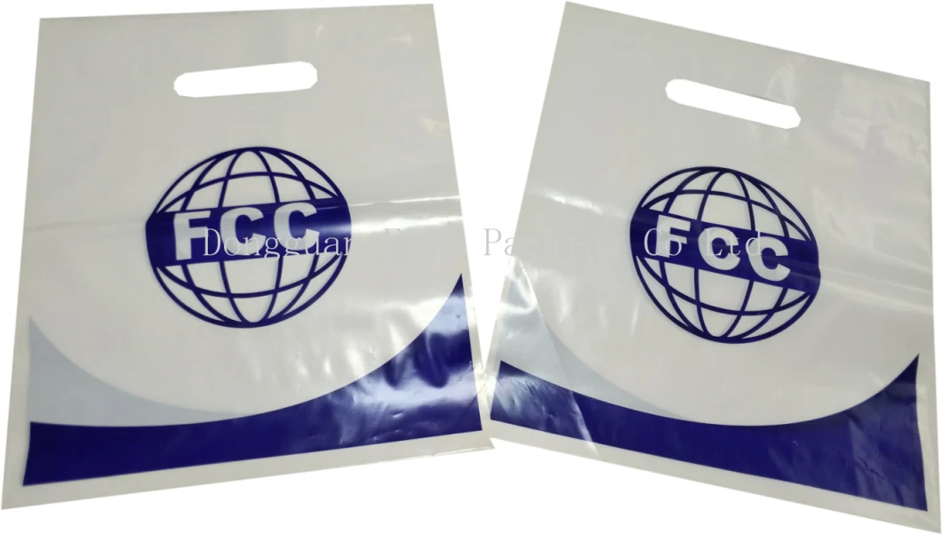 Translucent White Simplicity Plastic Bag 100% Recyclable Virgin Promotional Gift Packing Bag
