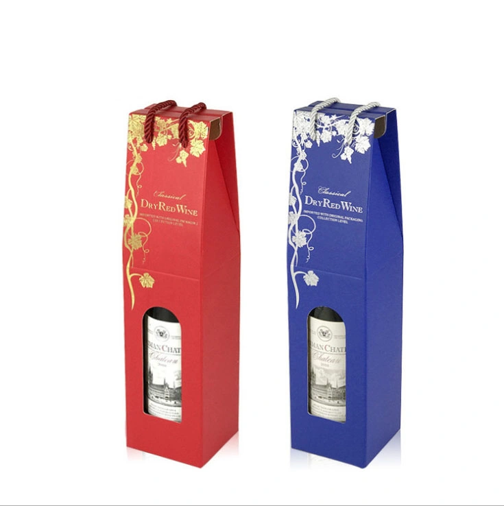 Custom Printing Wine Box /Whisky/Rum/Brandy/Vodka/Champagne/Cardboard Packaging Paper Gift Packing Bag