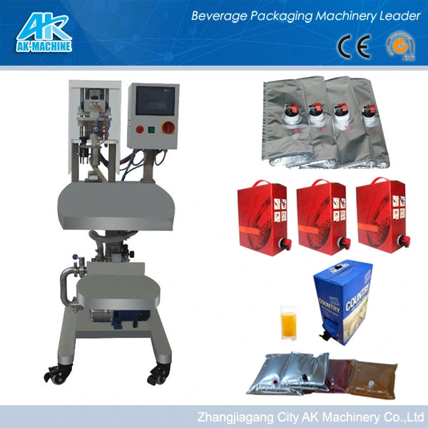 Semi-Automatic Aseptic Bag in Box Filling Machine Filler / Bib Filling Machine Filler for Wine Juice Oil Mineral Water Liquid Egg
