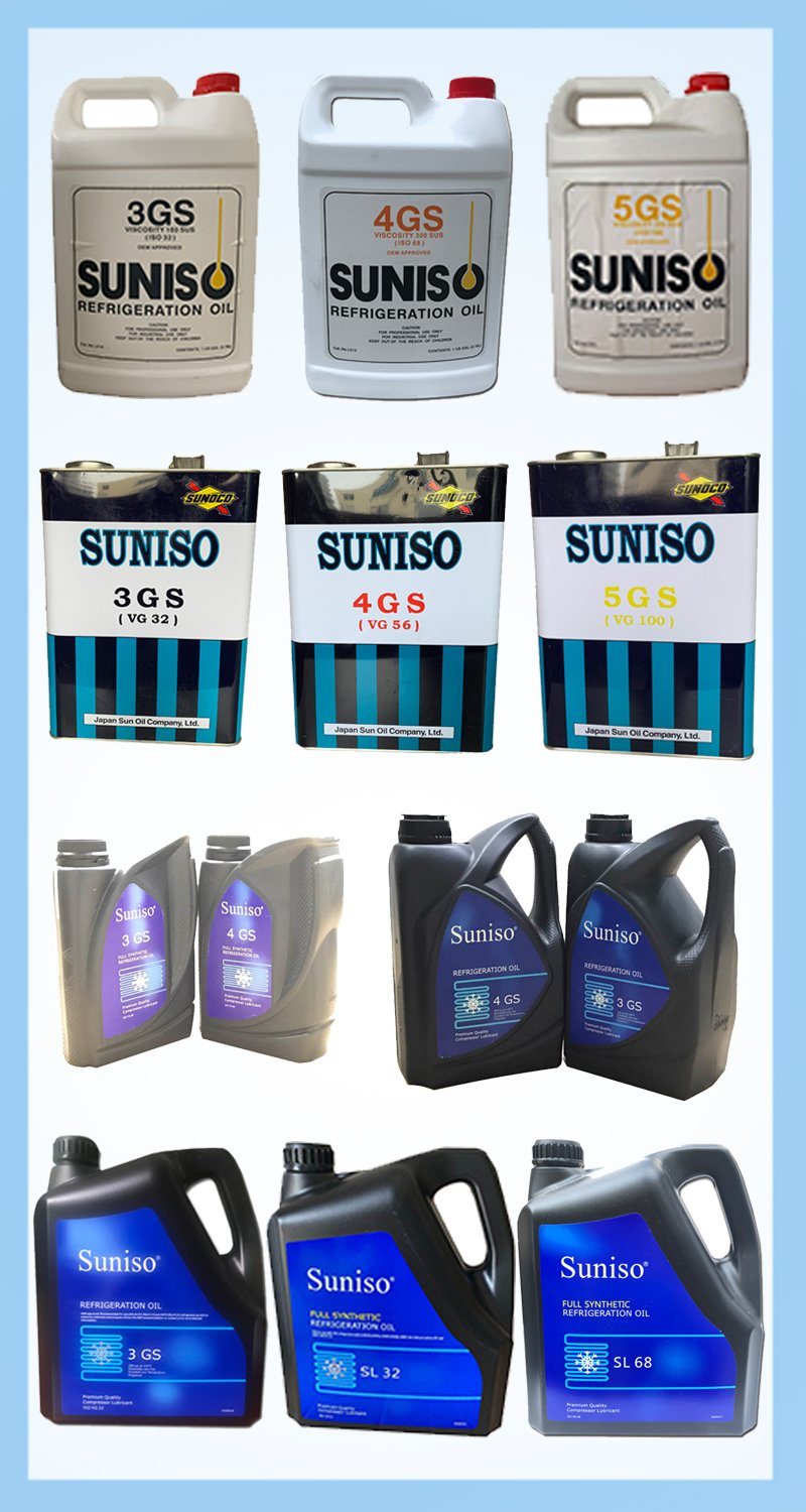 Low Price Iron Bottle Packing Suniso 3GS 4GS 5GS Motor Oil Refrigeration Oil