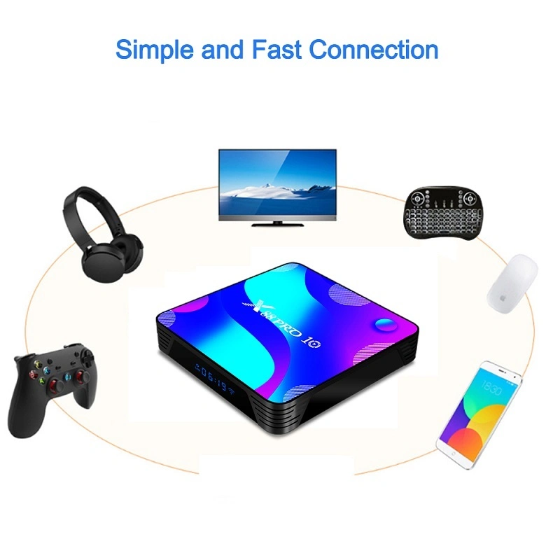 Newest X88 PRO 10 Android 10.0 TV Box Dual WiFi Rk3318 4K Set Top Box