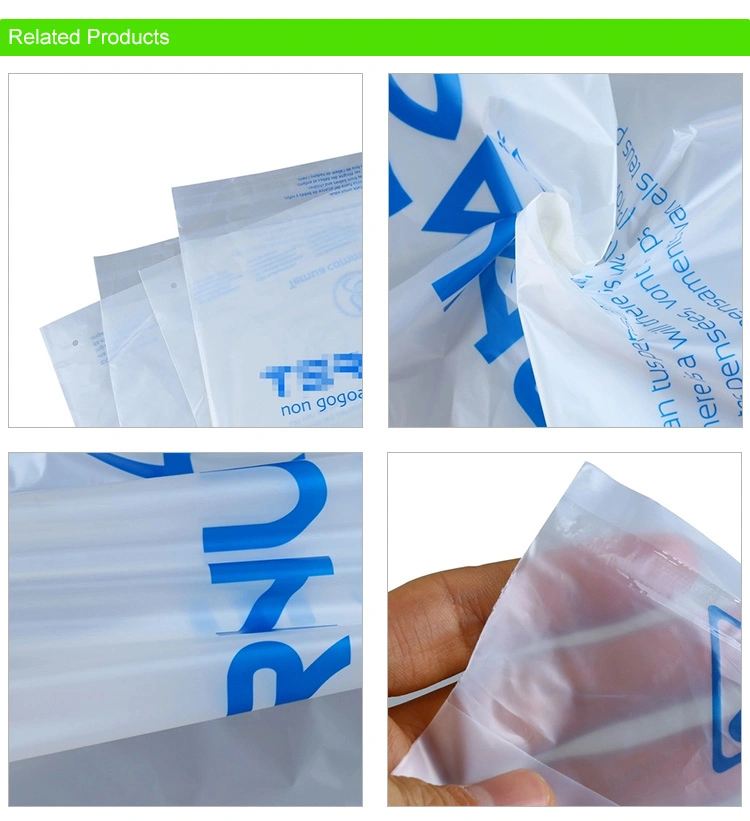 Hot Sale Frosted Plastic Self-Adhesive Biodegradable Recyclable Biodegradable Recyclable Bag for Clothes Packing