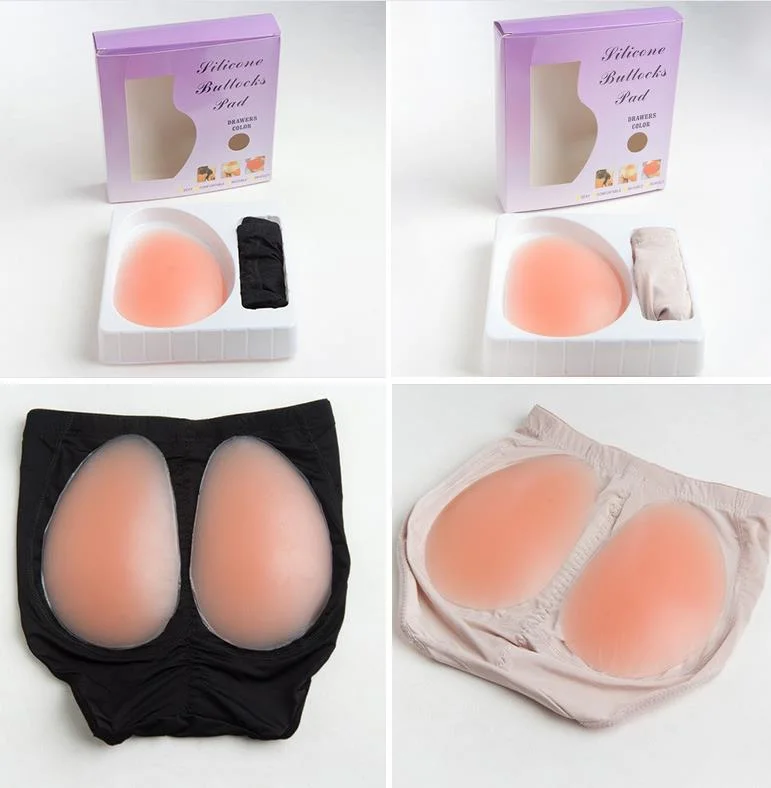 Silicone Butt Pads Adhesive Reusable Buttocks Enhancers Inserts Padding for Padded Women Push up Panties