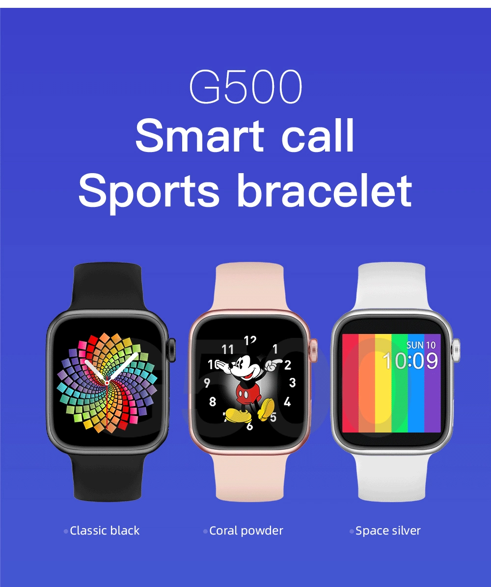 G500 GPS Tracker Smart Watch Call Body Temperature ECG Heart Rate Monitor Sports Fitness Bluetooth Bracelet