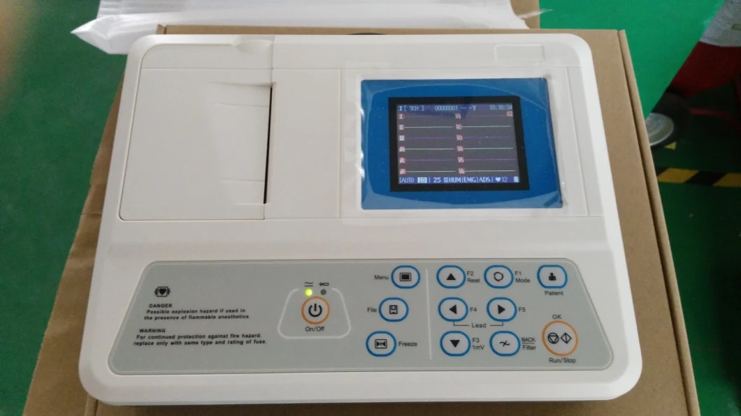 ECG-03b 3 Channel ECG EKG (Electrocardiograph) Machine